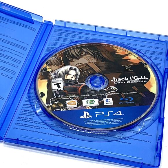 PS4 Hack GU Last Recode Sony PlayStation 4 Video Game .hack G.U. Rated Teen - Picture 3 of 4